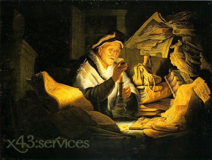 Rembrandt - Die Parabel der reichen Getreide Bauern - The Parable of the Rich Grain Farmers